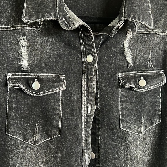 Love Tree- Denim Shirt/Jacket - Picture 3 of 4